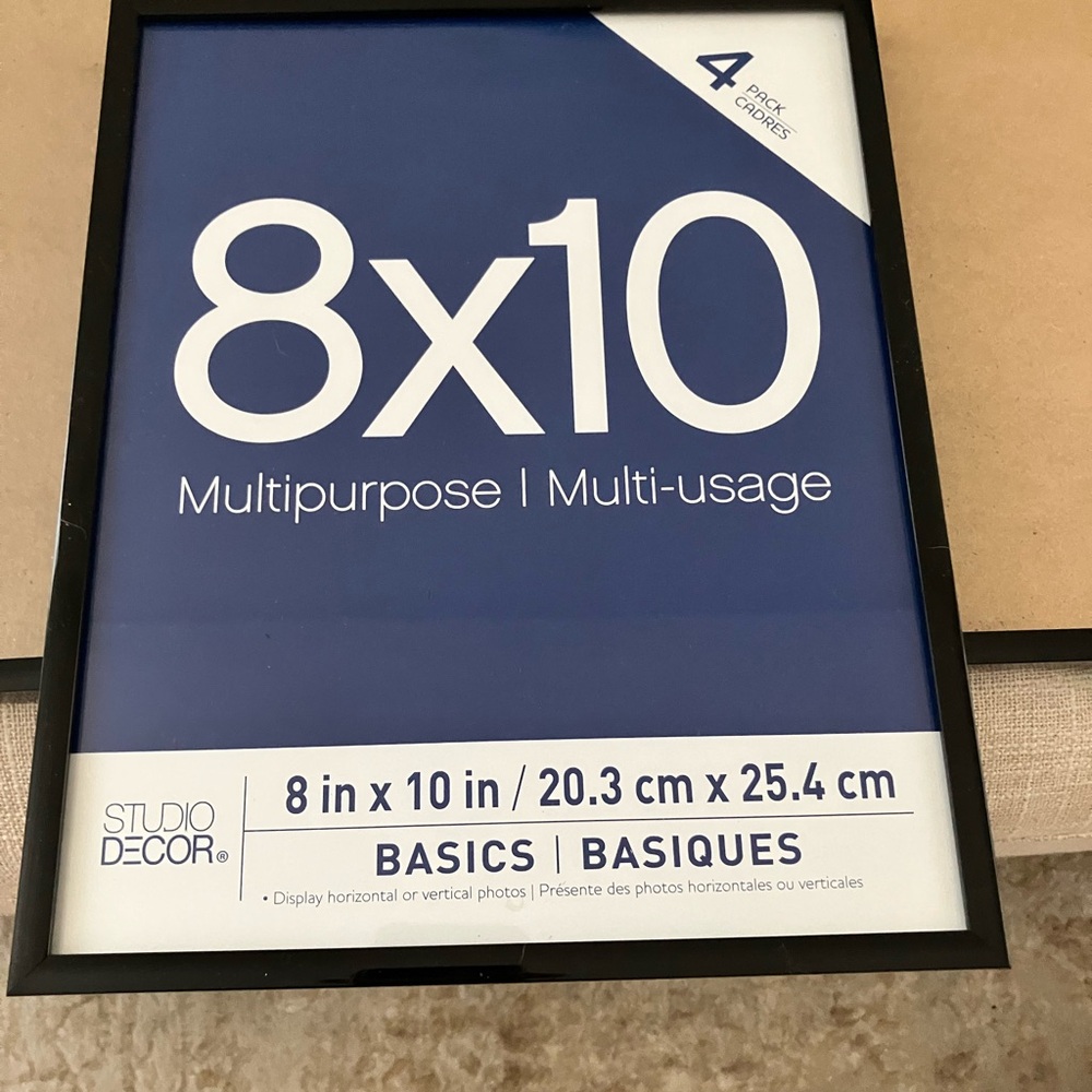 Studio Decor Black Multipurpose Frame (8 frames included)